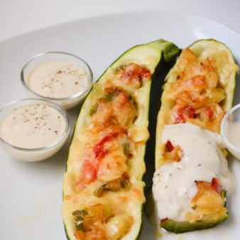 Лодочки из кабачков без мяса