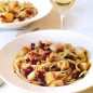 Linguine with Scallops, Sun-Dried Tomatoes, and Pine Nuts