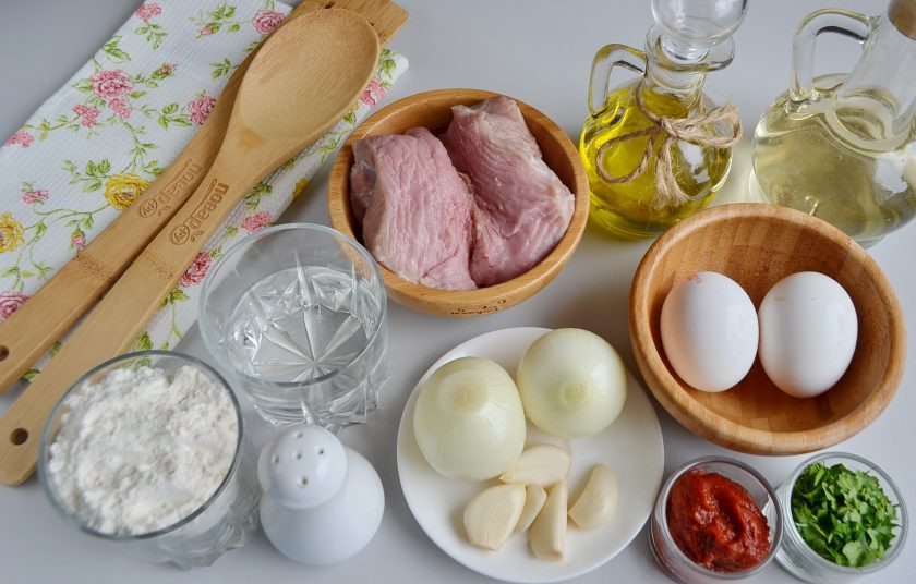 1. Этап. Шима блюдо: Подготовьте продукты. Приступим!