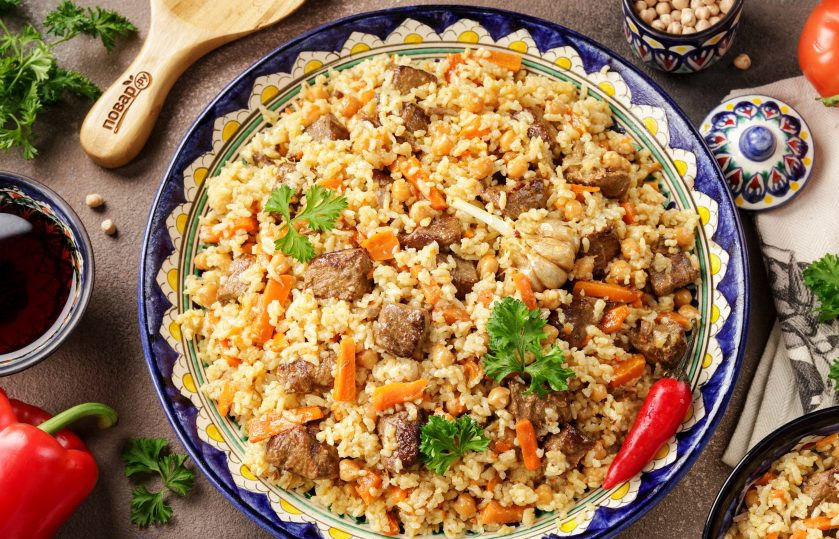 1. Этап. Плов с нутом и рисом: Приятного аппетита!