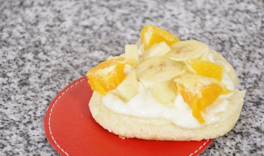 1. Этап. Печенье с фруктами: 10. Вот такое аппетитное печенье с фруктами в домашних условиях получается. Приятного чаепития!