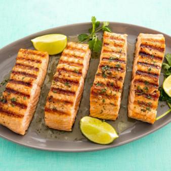 Cilantro Lime Grilled Salmon