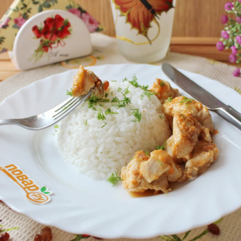 Курица с изюмом