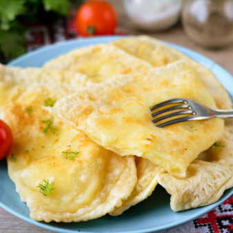 Постные чебуреки с картошкой