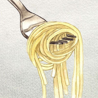 Linguine with Spicy Sausage and Scallion Sauce