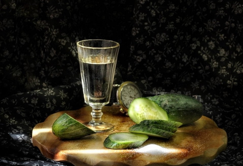 1. Этап. Самогон на пшенице: 5. Вот и все! Охлаждаем и подаем!