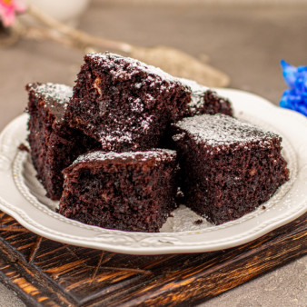 Шоколадно-банановый пирог Брауни