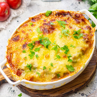 Запеканка из баклажанов по-гречески