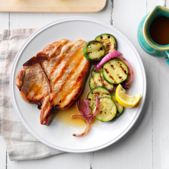 Saucy Grilled Pork Chops