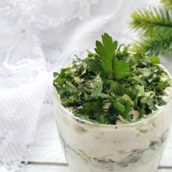 Салат Зимнее утро