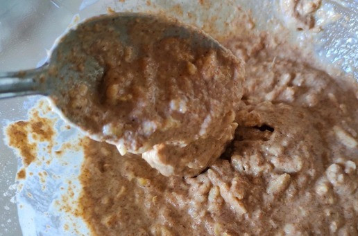 1. Этап. Вафли пышные Любимый завтрак: Вот такое тесто получается. Если у вас получилось слишком густое, можно добавить ещё немного кефира