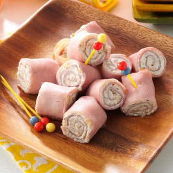 Ham ‘N’ Cheese Pinwheels
