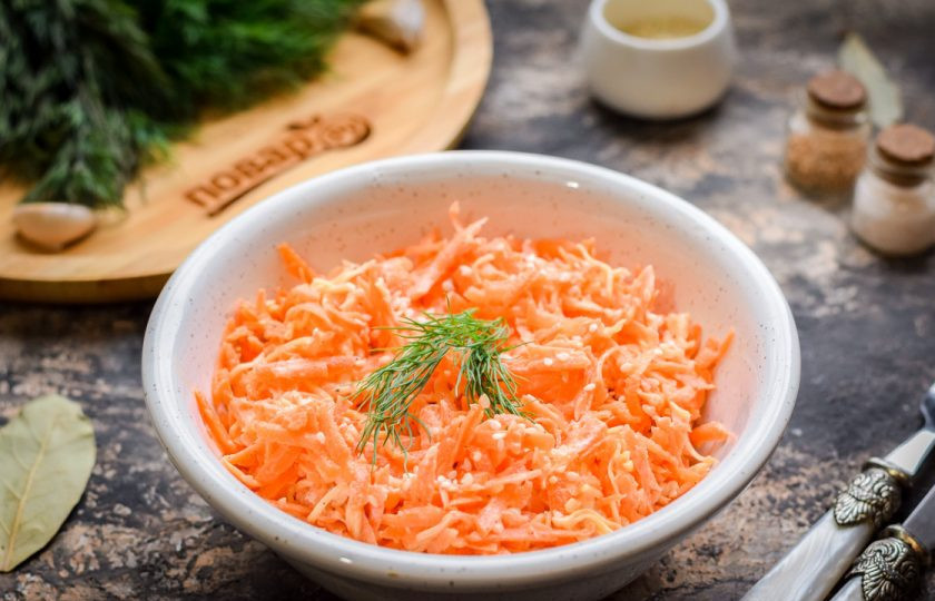 1. Этап. Салат из моркови без майонеза: Приятного аппетита!