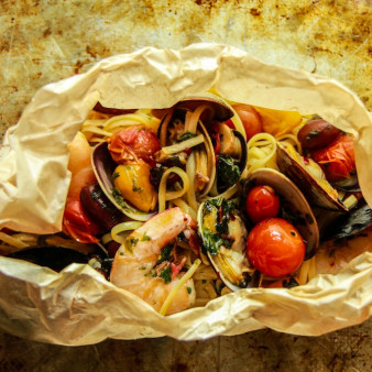 Паста из морепродуктов