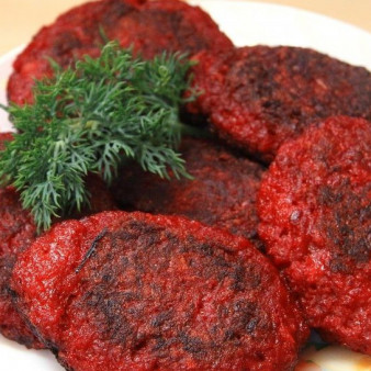 Оладьи из свеклы