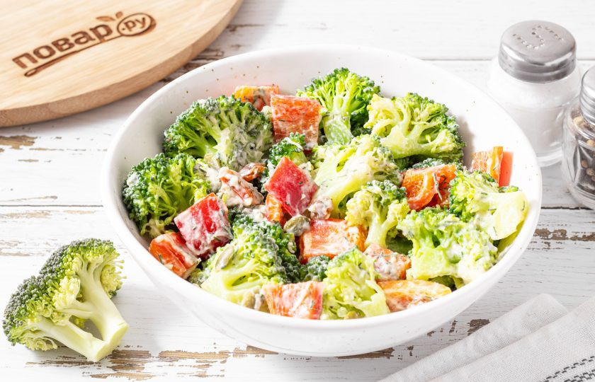 1. Этап. Брокколи с творожным сыром: Брокколи с творожным сыром готова, приятного вам аппетита!