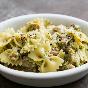 Lemon Pesto Turkey Pasta