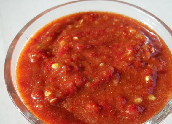 1. Этап. Кавказская аджика: 9. Все хорошенько перемешайте и подавайте к столу. Приятного аппетита!