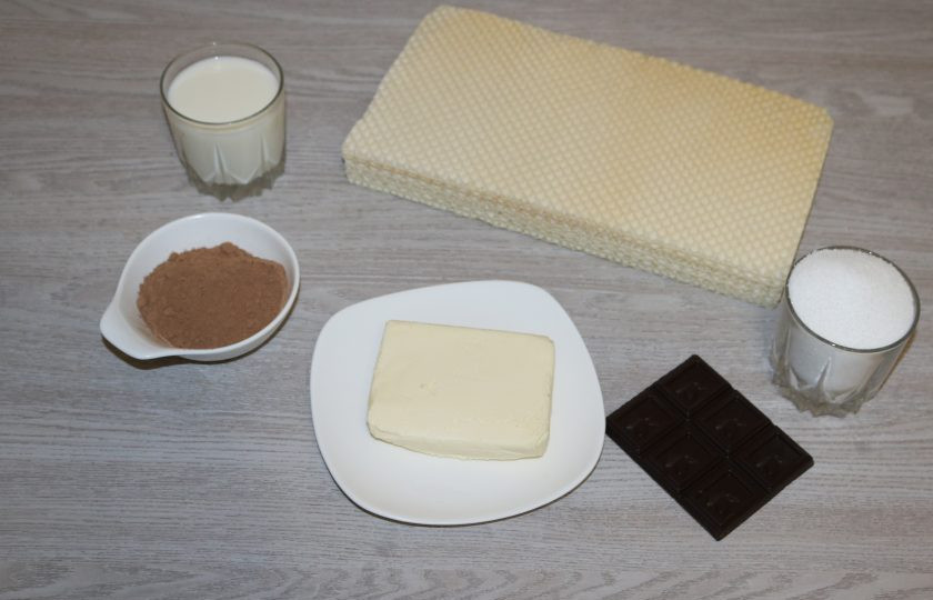 1. Этап. Торт «Причуда»: Подготовьте ингредиенты.