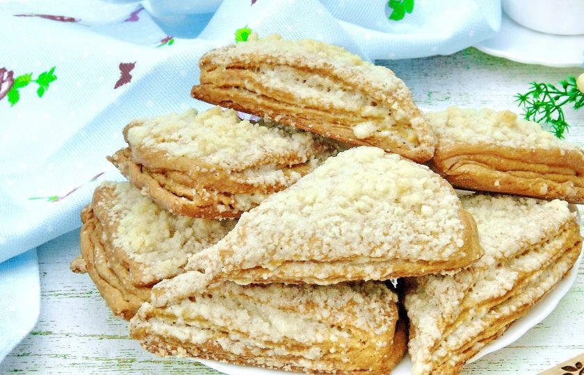 1. Этап. Слойки на кефире: Слойки на кефире готовы. Приятного аппетита!