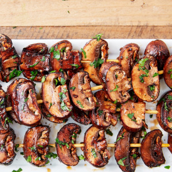 Grilled Balsamic Mushrooms