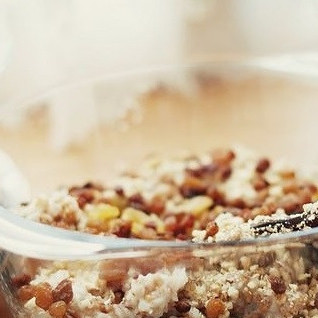 Кутья с яблоками