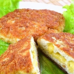 Котлеты из фарша с сыром