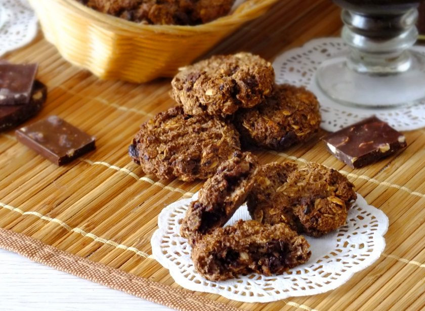 1. Этап. Шоколадное печенье без сахара: Приятного аппетита!