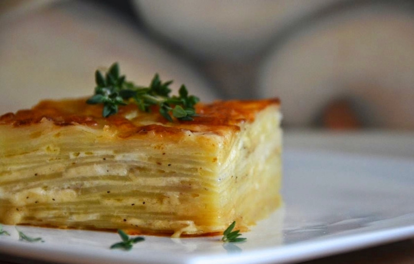 1. Этап. Детская картофельная запеканка с сыром: 4. И вот такая красота в итоге получается!