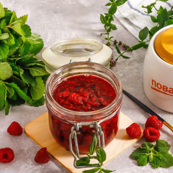 Варенье из малины в микроволновке