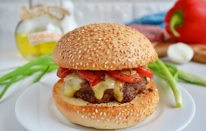 1. Этап. Очень вкусный бургер: 12. Приятного аппетита!