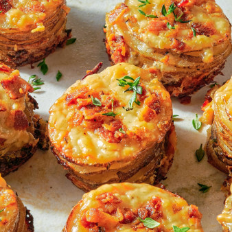 Potatoes Au Gratin Stacks