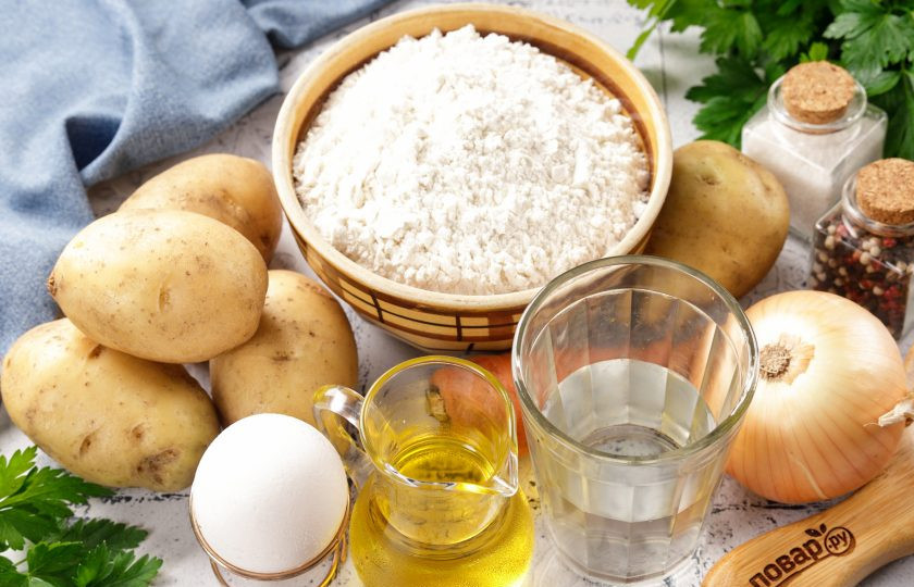 1. Этап. Ханум с овощами: Подготовьте все ингредиенты по списку.