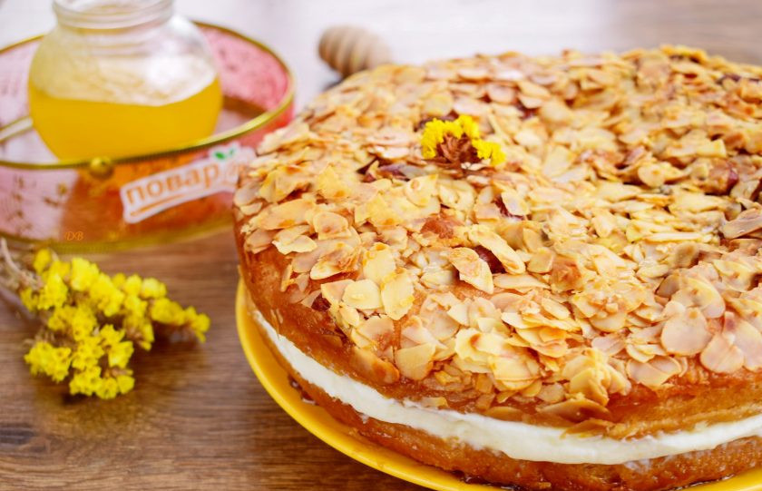 1. Этап. Медовый торт Пчелиный укус: Приятного аппетита!