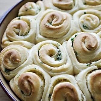 Пампушки с чесноком