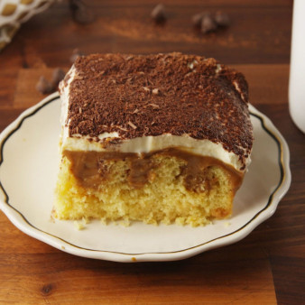 Tiramisu Poke Cake