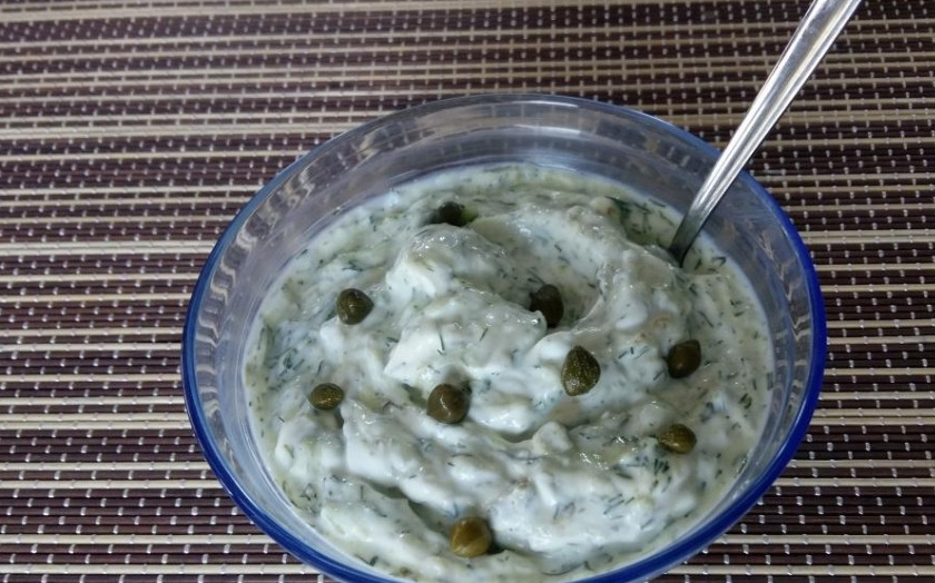 1. Этап. Соус к овощам гриль: Перекладываем все ингредиенты в глубокую емкость и заливаем йогуртом. Перемешиваем. Готово!