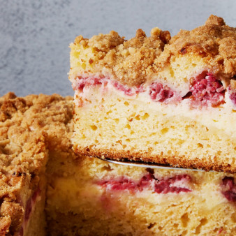 Raspberry Cream Cheese Coffee Cake