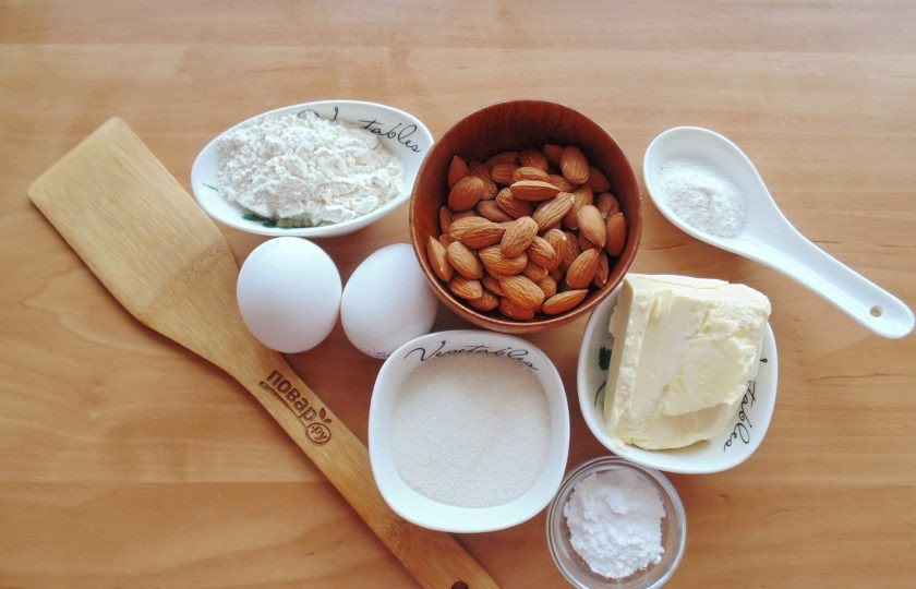 1. Этап. Краковское печенье: Подготовьте ингредиенты для приготовления краковского печенья.