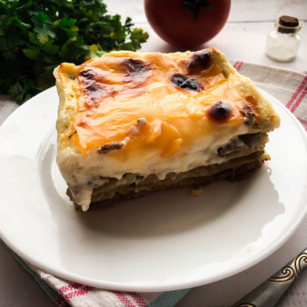 Лазанья с печенью