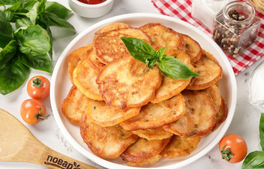 1. Этап. Томатные оладьи: Томатные оладьи готовы. Приятного аппетита!