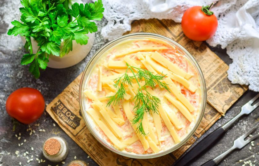 1. Этап. Салат Необыкновенная нежность: Приятного аппетита!