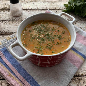 Гороховый суп из брикета