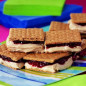 PB and J Ice Cream Sandwiches