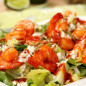 Салат с креветками