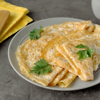 Яичные блинчики без крахмала