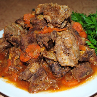 Поджарка из баранины