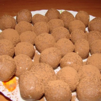 Трюфельные конфеты из малютки