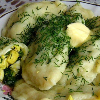 Вареники со шпинатом