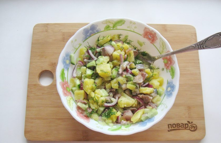 1. Этап. Салат Ерундопель: Салат 